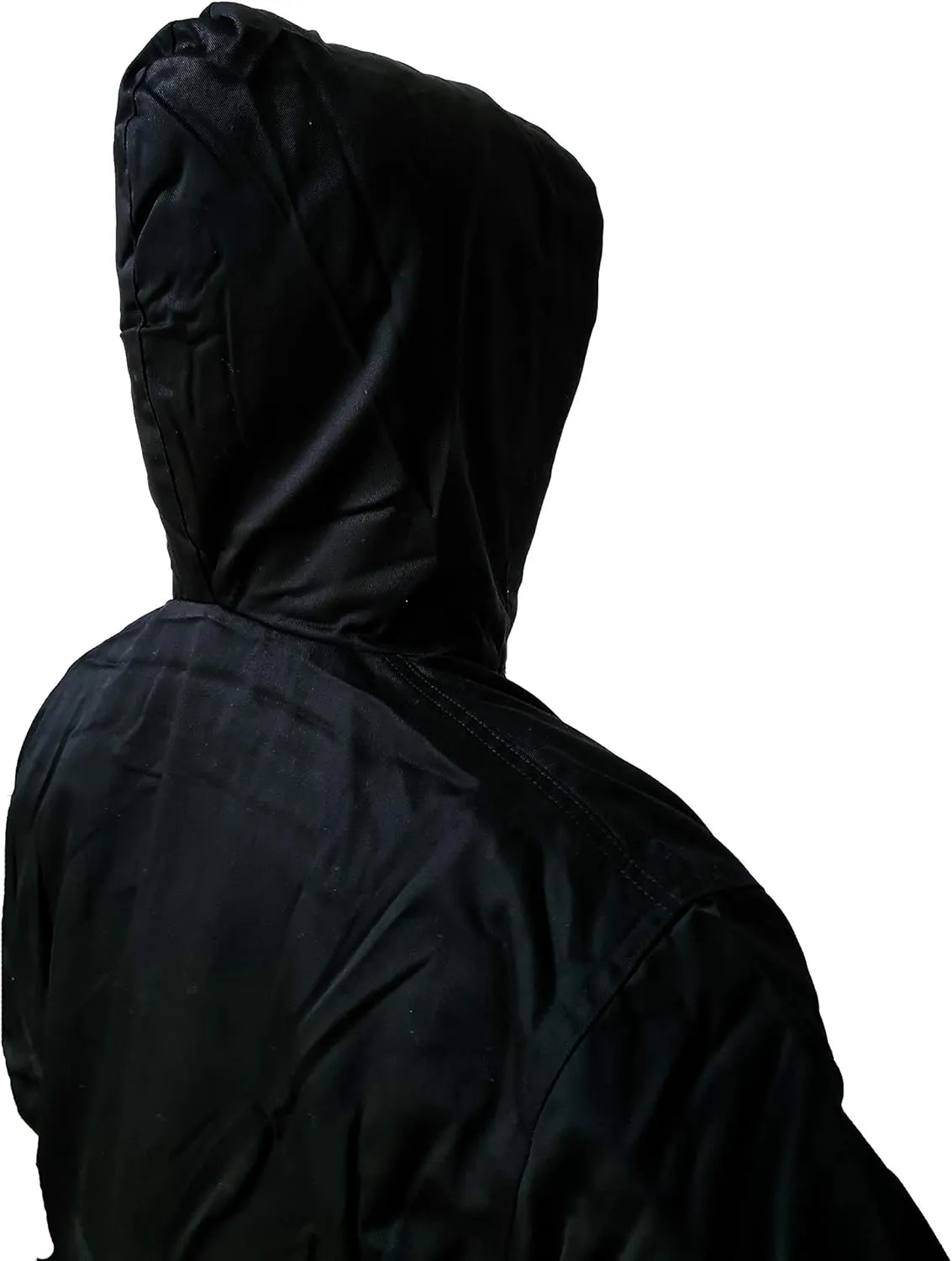 Men´s Black Hooded Harrington Jacket Knightsbridge Tartan Lined England Style Slim-Fit