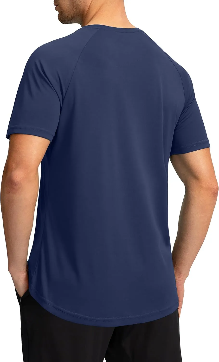 Men's Dry Fit Short Sleeve T-Shirt Crewneck Lightweight Tee Shirts for Men Workout Athletic Casual