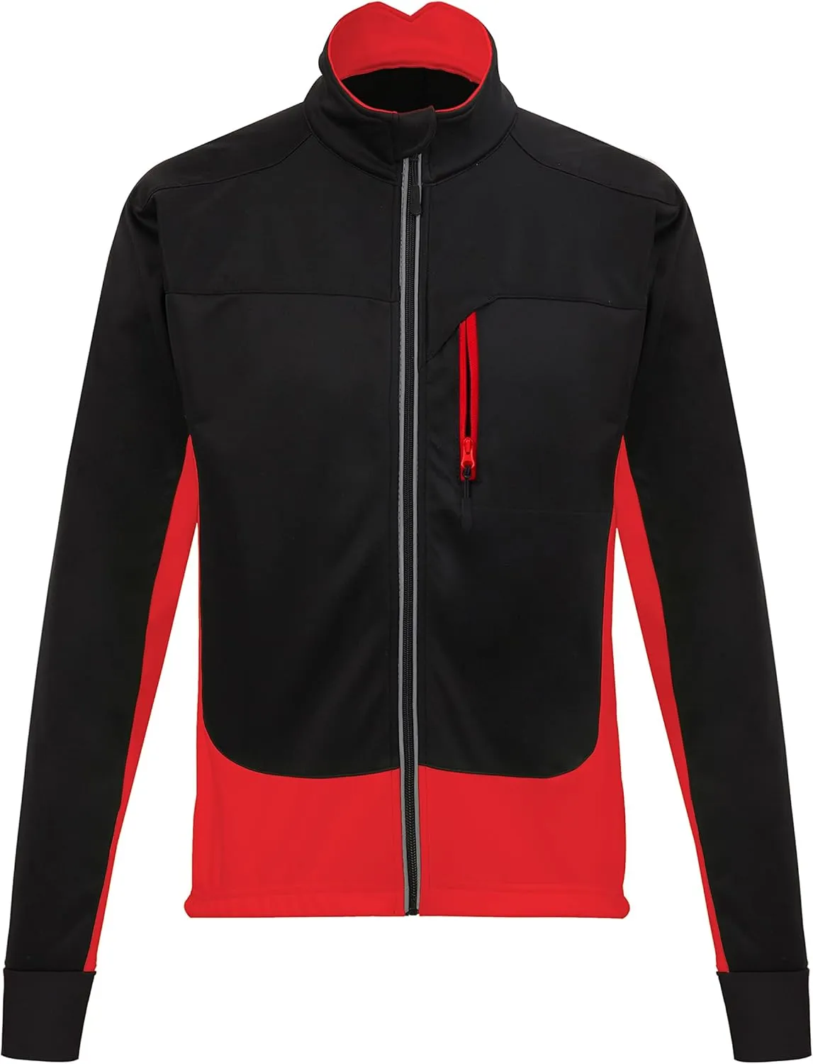 Men's Thermal Cycling Jacket Long Sleeve Snow Water Reflective Windproof Firewall Winter Biking Jacket