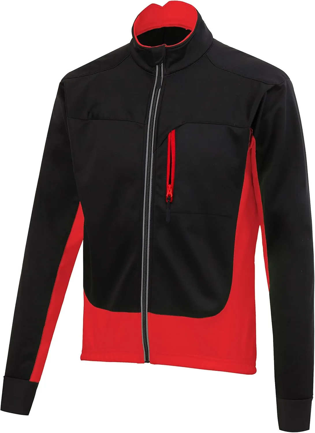Men's Thermal Cycling Jacket Long Sleeve Snow Water Reflective Windproof Firewall Winter Biking Jacket