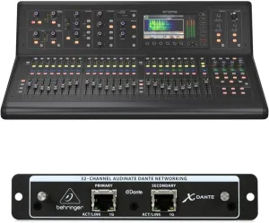 Midas M32 LIVE 40-Channel Digital Console, Bundle with High-Performance 32-Channel Expansion Card