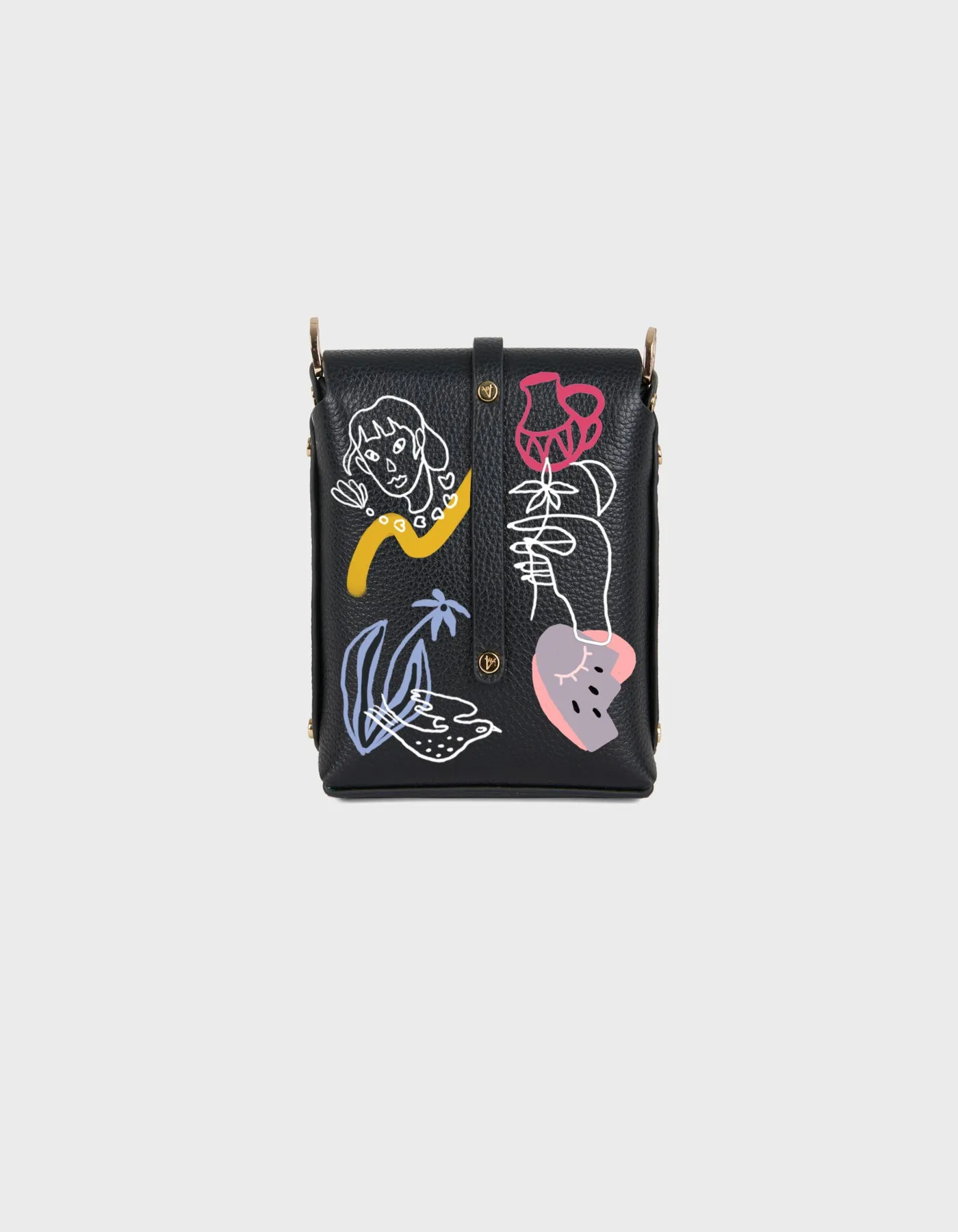 Mini Astrum Shoulder Bag - Hand-Painted
