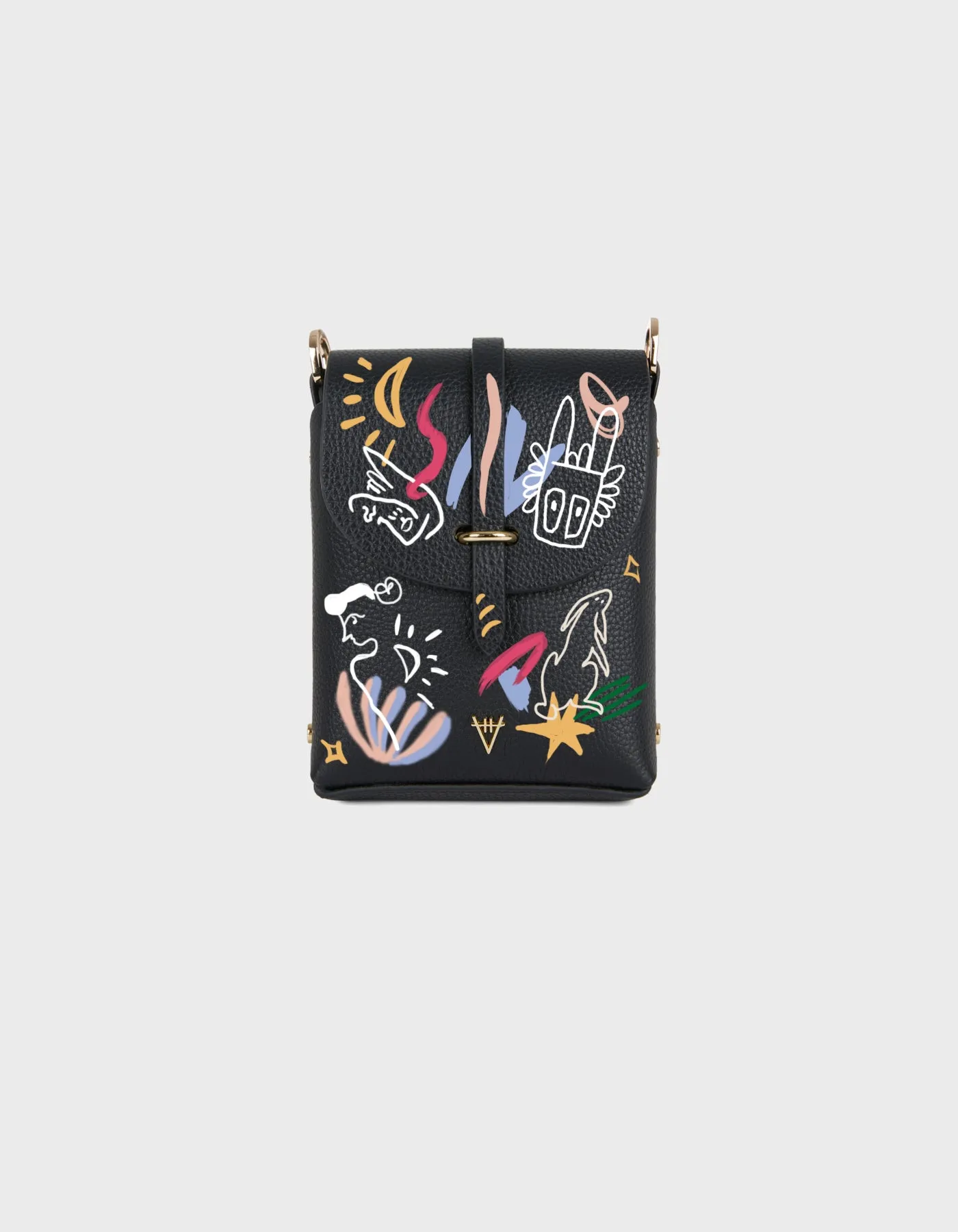 Mini Astrum Shoulder Bag - Hand-Painted