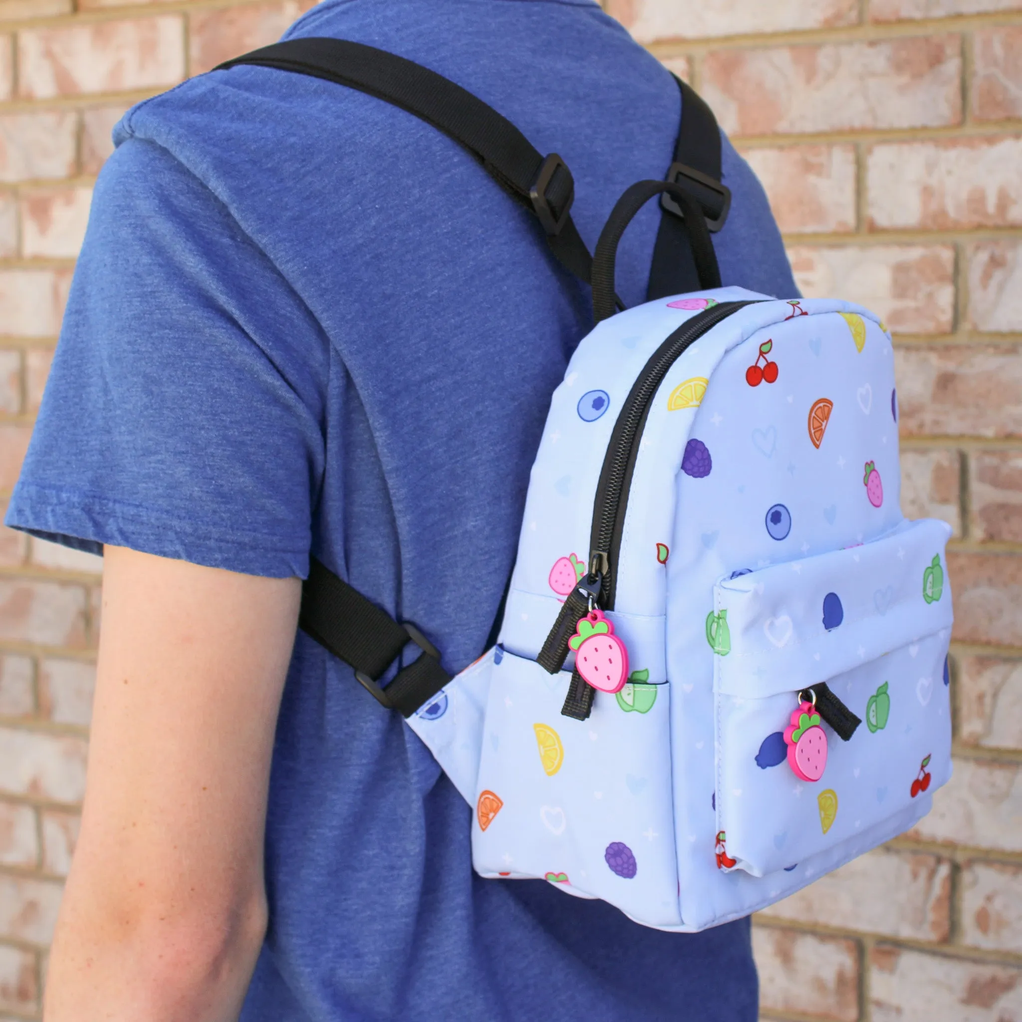 mini berry backpacks