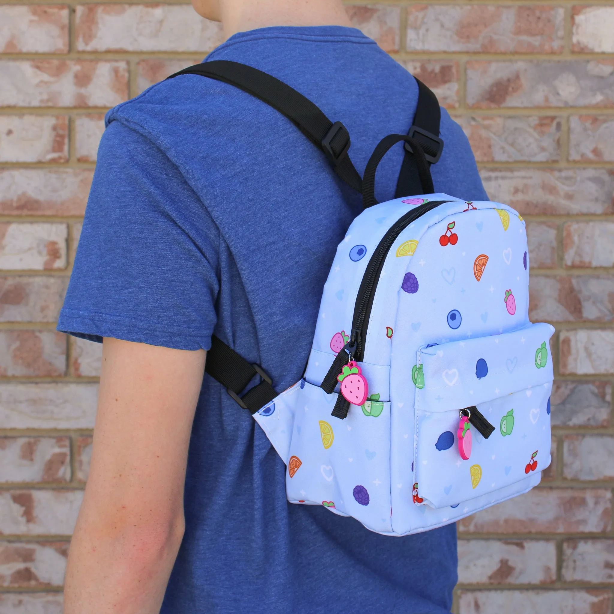 mini berry backpacks