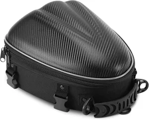 Motorcycle Tail Bag Multifunctional Waterproof Saddle Bag This Saddle Bag with Shoulder Strap is Ideal for Transporting Luggage and Storing items.Motorcycle Rear Seat Universal Storage