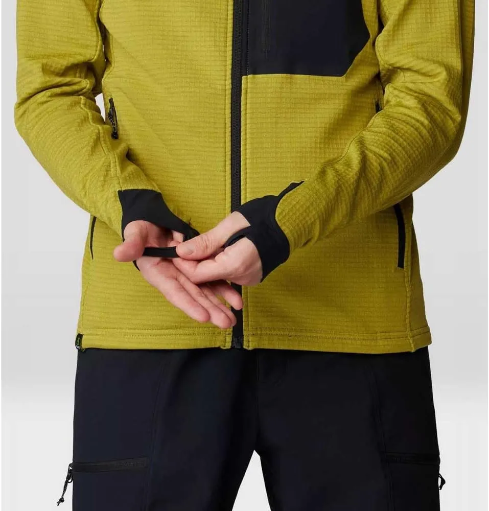 Mountain Hardwear Men's Polartec Power Grid Full Zip Hoody