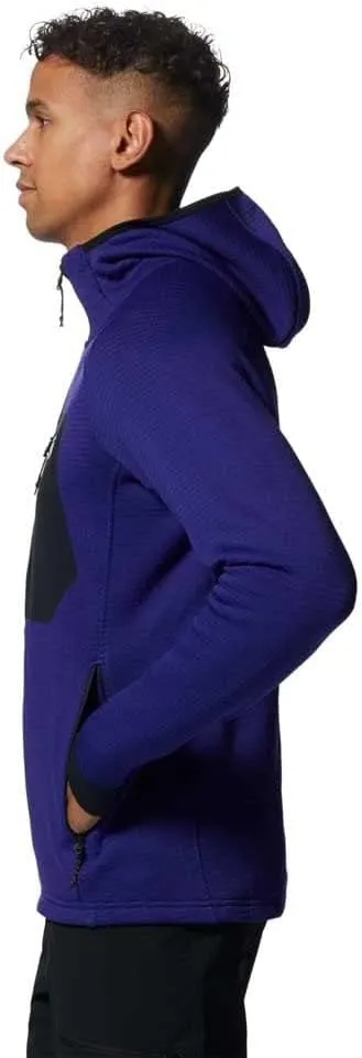 Mountain Hardwear Men's Polartec Power Grid Full Zip Hoody