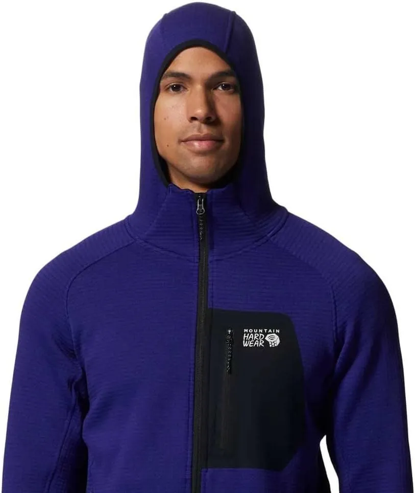 Mountain Hardwear Men's Polartec Power Grid Full Zip Hoody