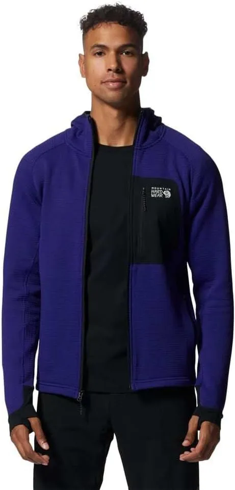 Mountain Hardwear Men's Polartec Power Grid Full Zip Hoody