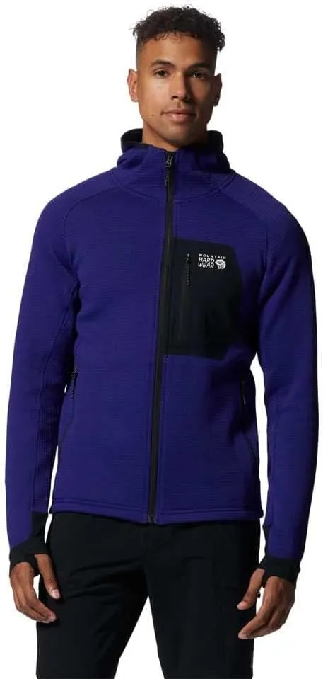 Mountain Hardwear Men's Polartec Power Grid Full Zip Hoody