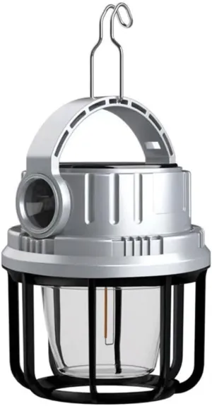 Multifunctional Portable Outdoor Lantern Long Battery Life Solar Rechargeable Emergency Light USB Dual Light Modes for Camping