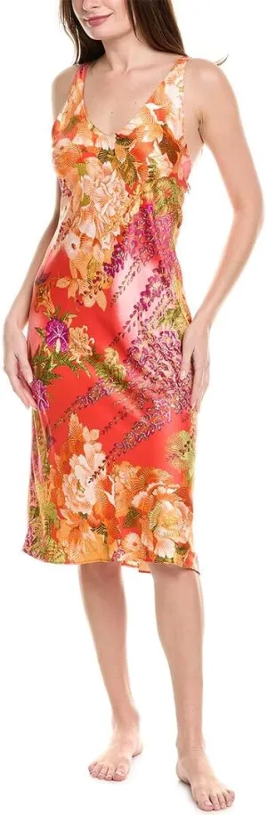 N Natori Women's Wisteria Garden Gown Length 46"