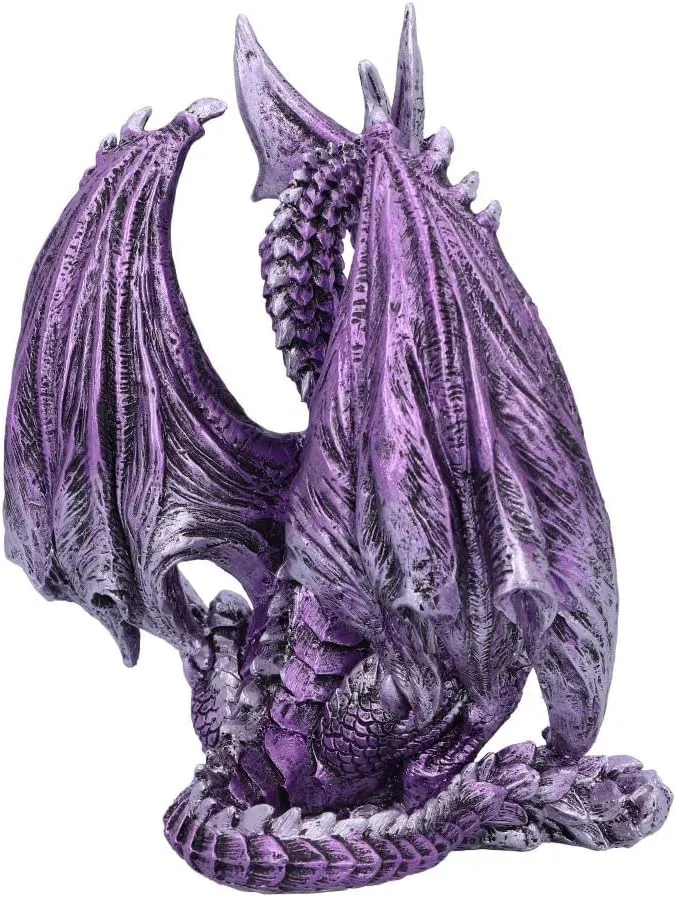 Nemesis Now Porfirio Dragon Figurine, Purple, 17.7cm