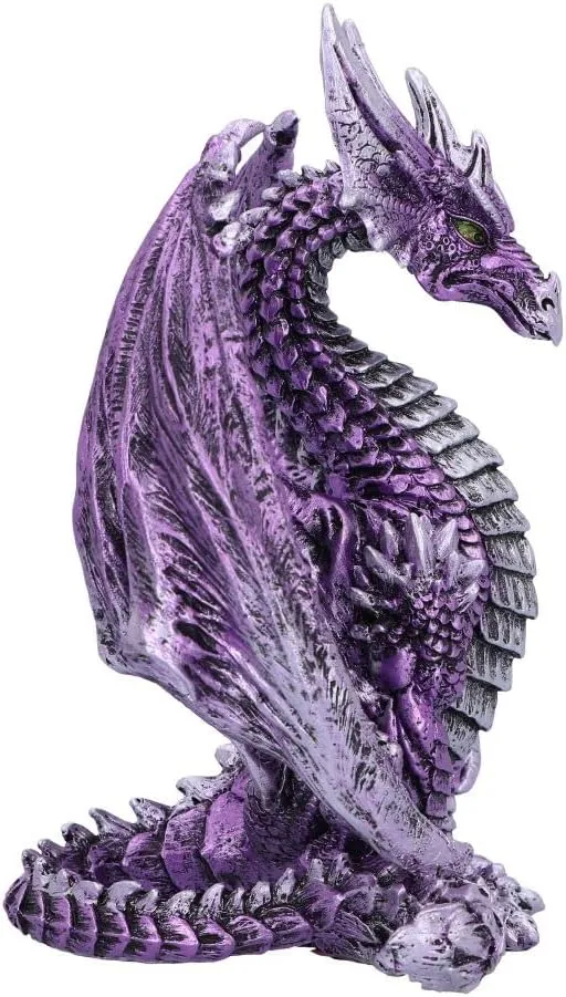 Nemesis Now Porfirio Dragon Figurine, Purple, 17.7cm