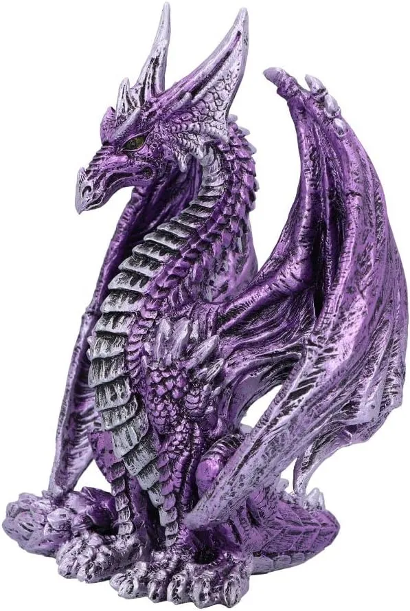 Nemesis Now Porfirio Dragon Figurine, Purple, 17.7cm