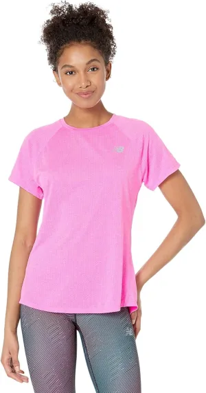 New Balance Women's Impact Run Short Sleeve 22 Top