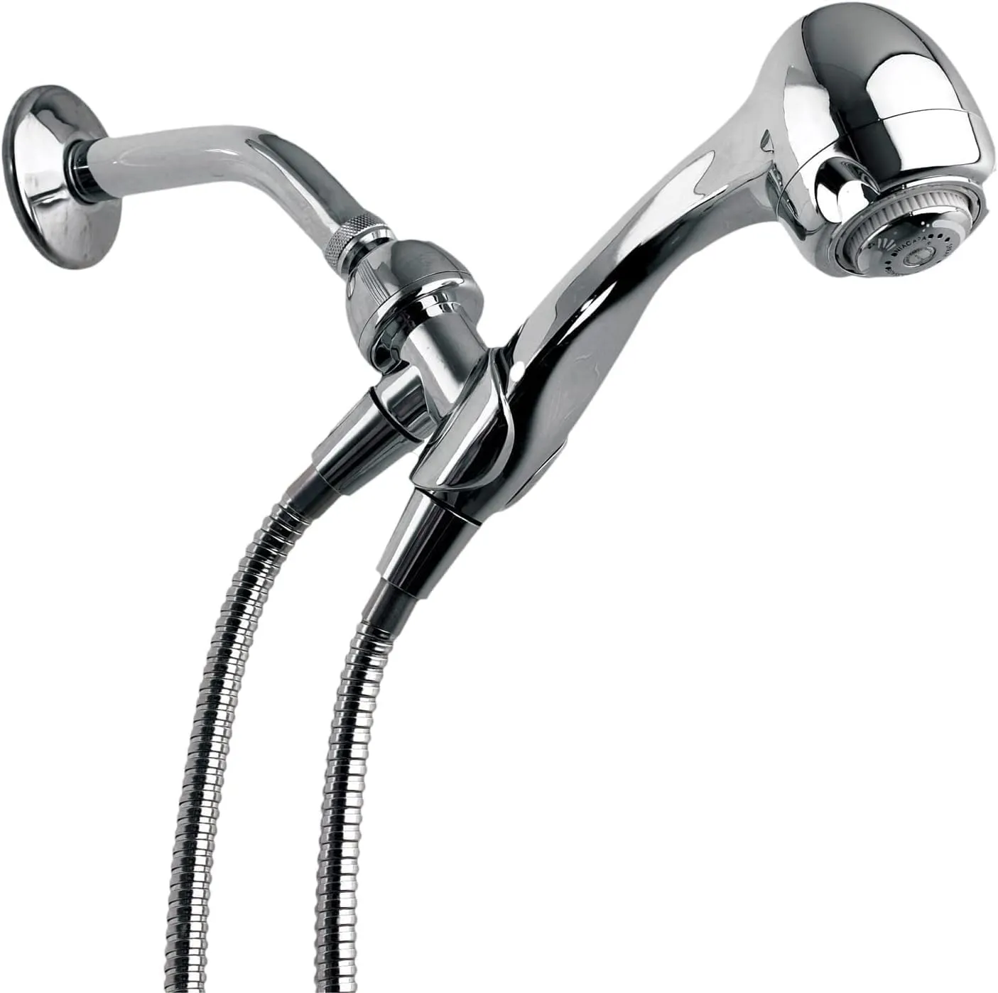 Niagara Conservation N2942CH Earth Spa 3-Spray with 1.25 GPM 2.7-in. Wall Mount Handheld Shower Head in Chrome, 1-Pack | Bathroom Shower Head Sprayer with Pressure Compensation Technology
