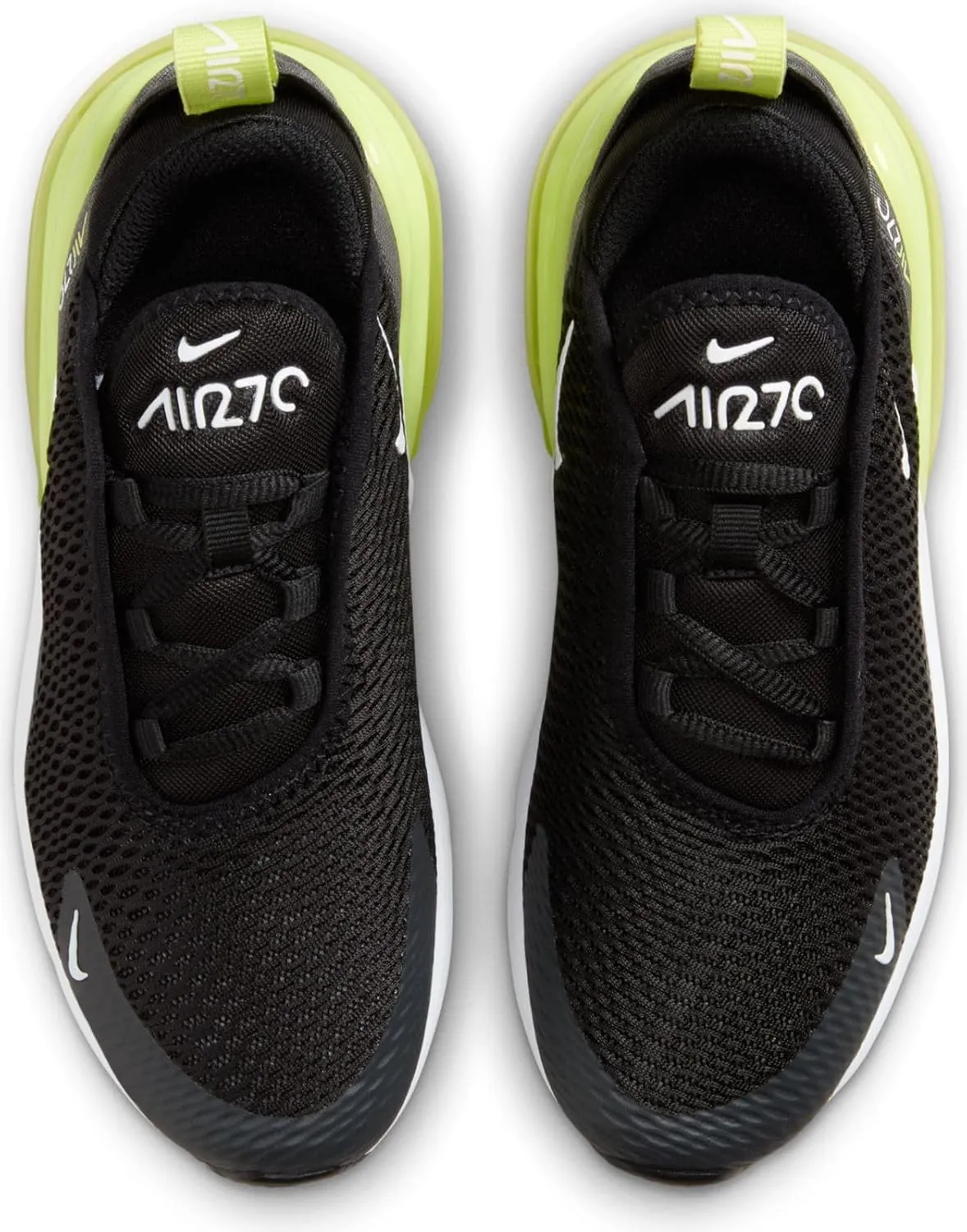 Nike Air Max 270 Little Kids' Shoes (AO2372-704, Light Lemon Twist/Black/Anthracite/White)