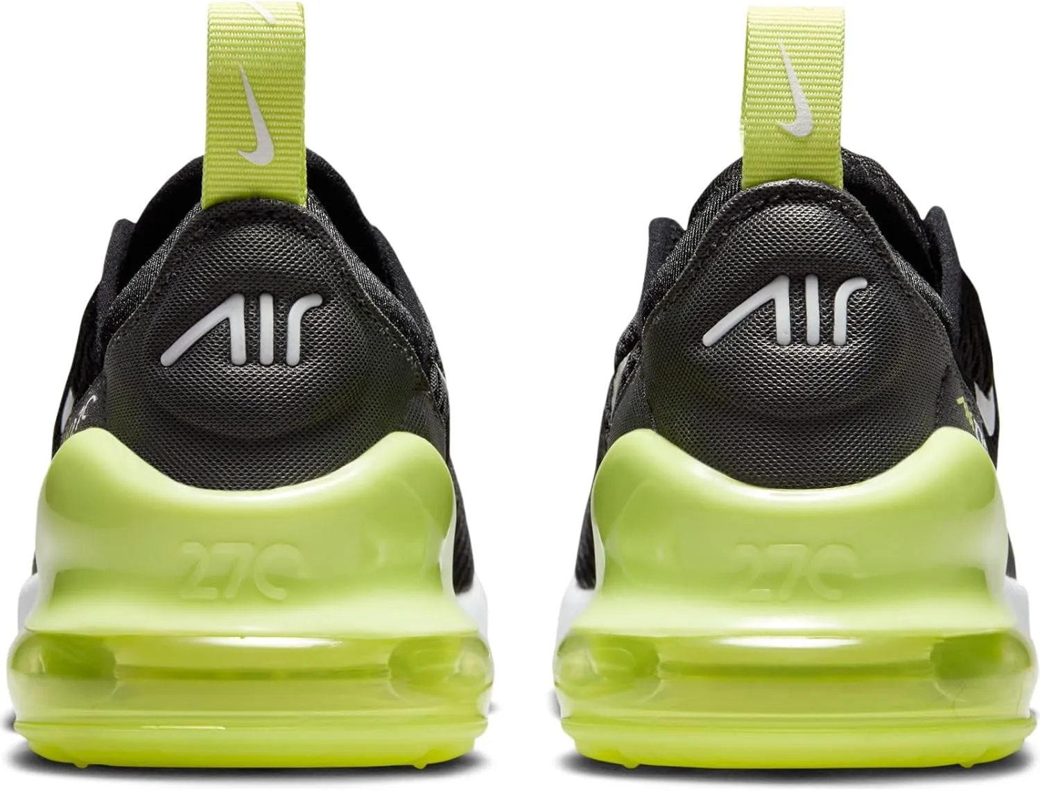 Nike Air Max 270 Little Kids' Shoes (AO2372-704, Light Lemon Twist/Black/Anthracite/White)