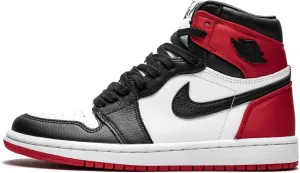 Nike Jordan Womens WMNS Air 1 High OG CD0461 016 Satin Black Toe - Size 8.5W