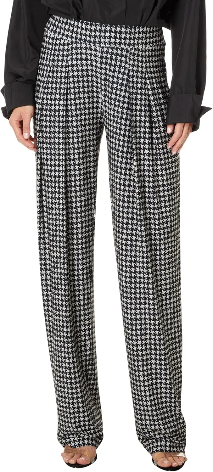 Norma Kamali Women's Low Rise Pleated Trouser