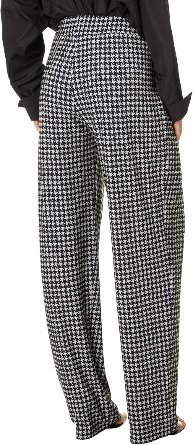 Norma Kamali Women's Low Rise Pleated Trouser