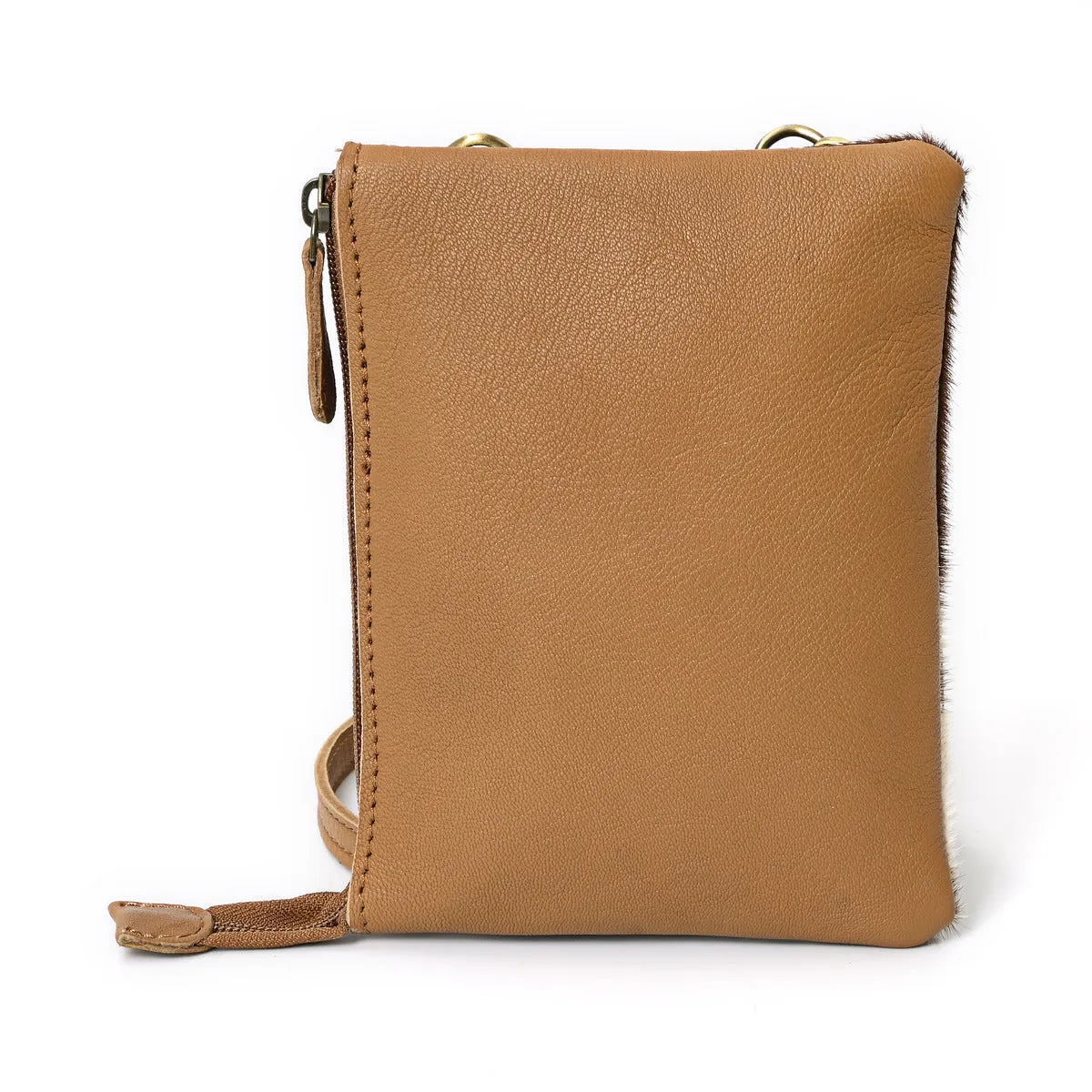 Oscar Handtooled Crossbody Mobile Bag