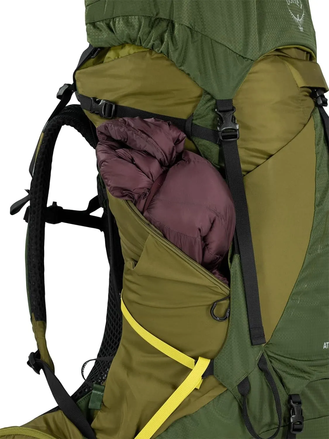 Osprey Atmos AG LT 50L Men's Backpacking Backpack, Night Shift/Scoria Blue, L/XL