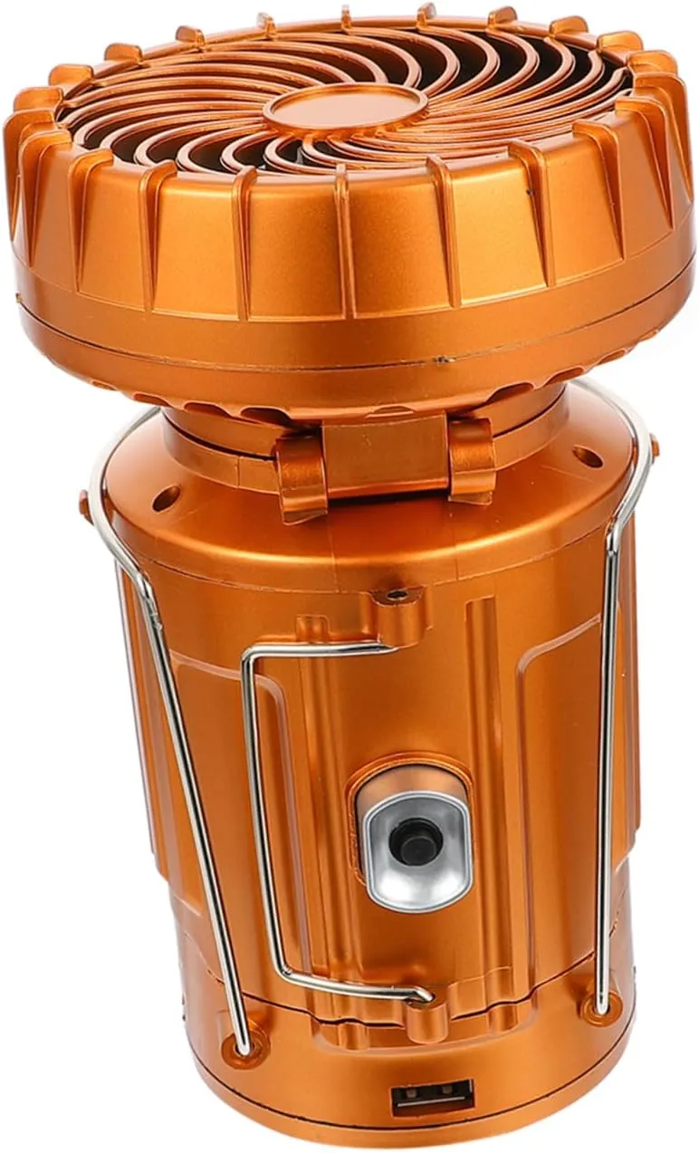 Outdoor Handheld Lamp Solar Led Tent Lamp Lightweight Portable Camping Light for Fishing Random Color
