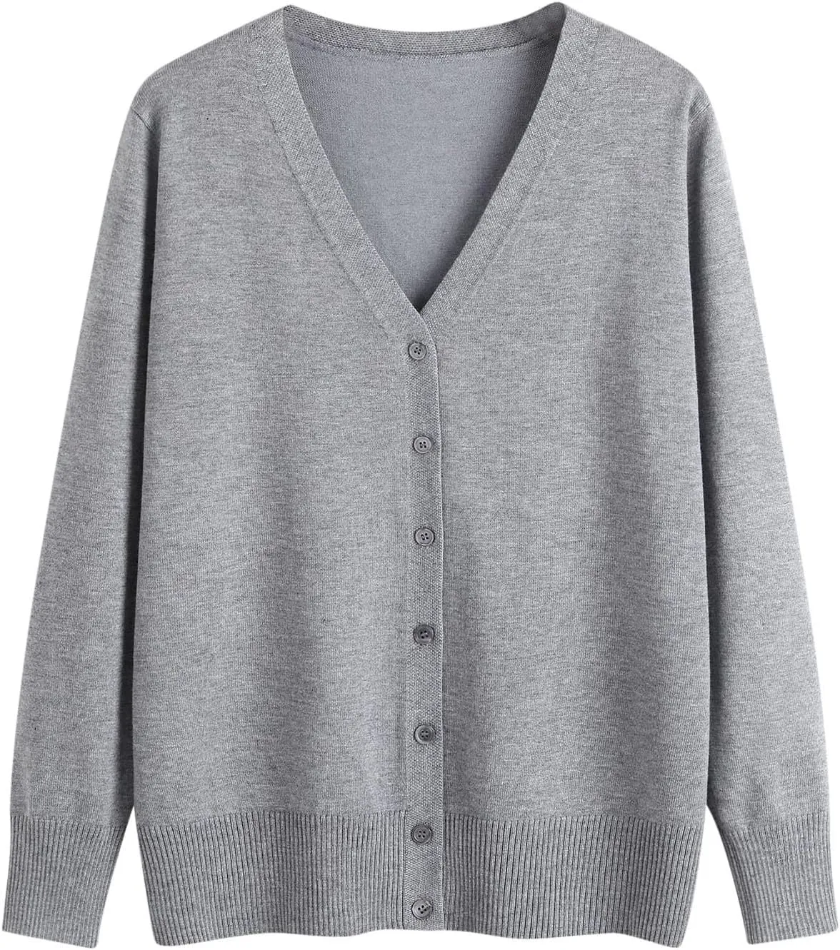 Oversized Cardigan Sweaters for Women Trendy Long Sleeve Button Down v Neck Knitted Cardigans Comfy Sweater Jackets