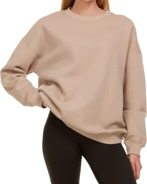 Oversized Sweatshirt for Women – Crewneck Fleece Pullover Soft Trendy Sweatshirt