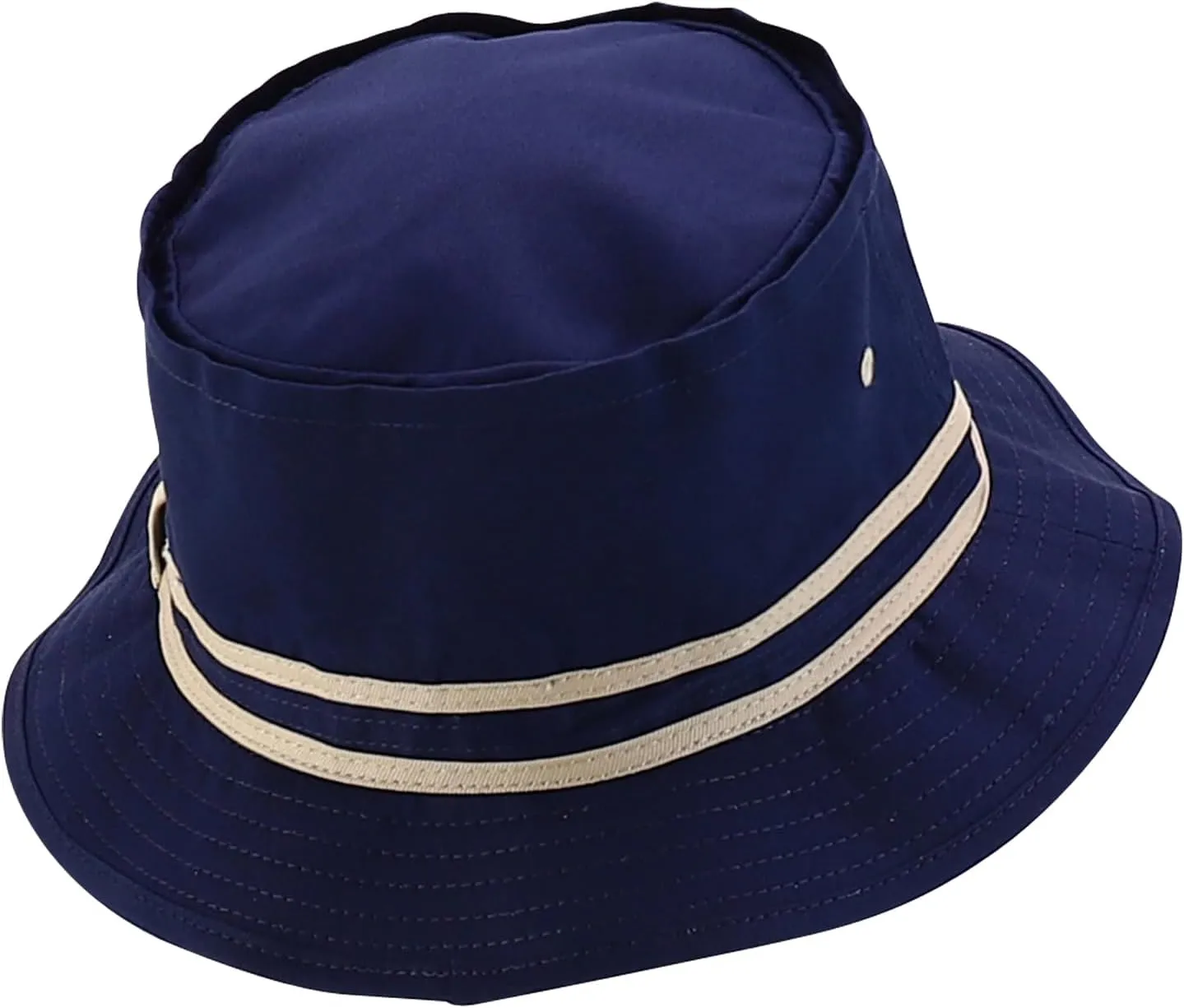 Oversized XXL Roll Up Bucket Hat with Stripe Band