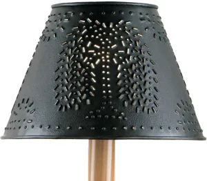 Park Designs Black Metal Willow Shade 12"D
