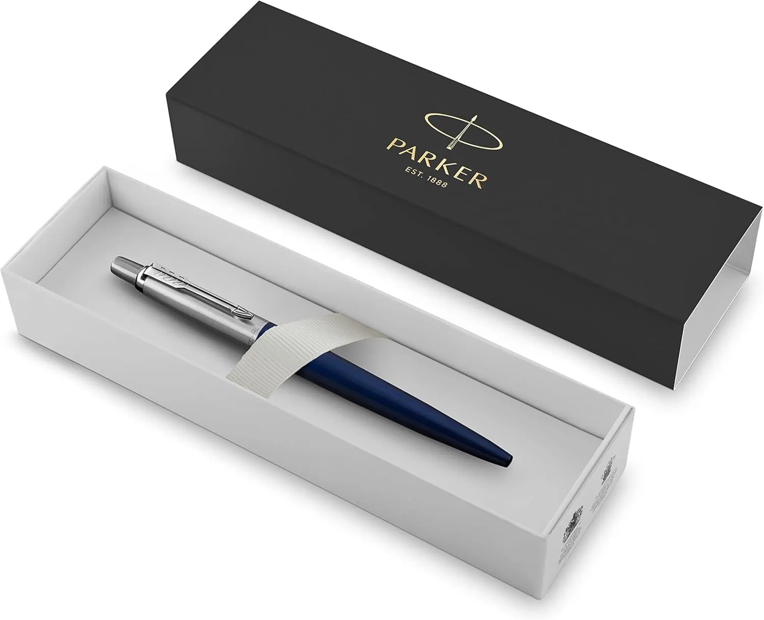 PARKER Jotter Ballpoint Pen, Royal Blue with Medium Point Blue Ink, Gift Box (1953186)