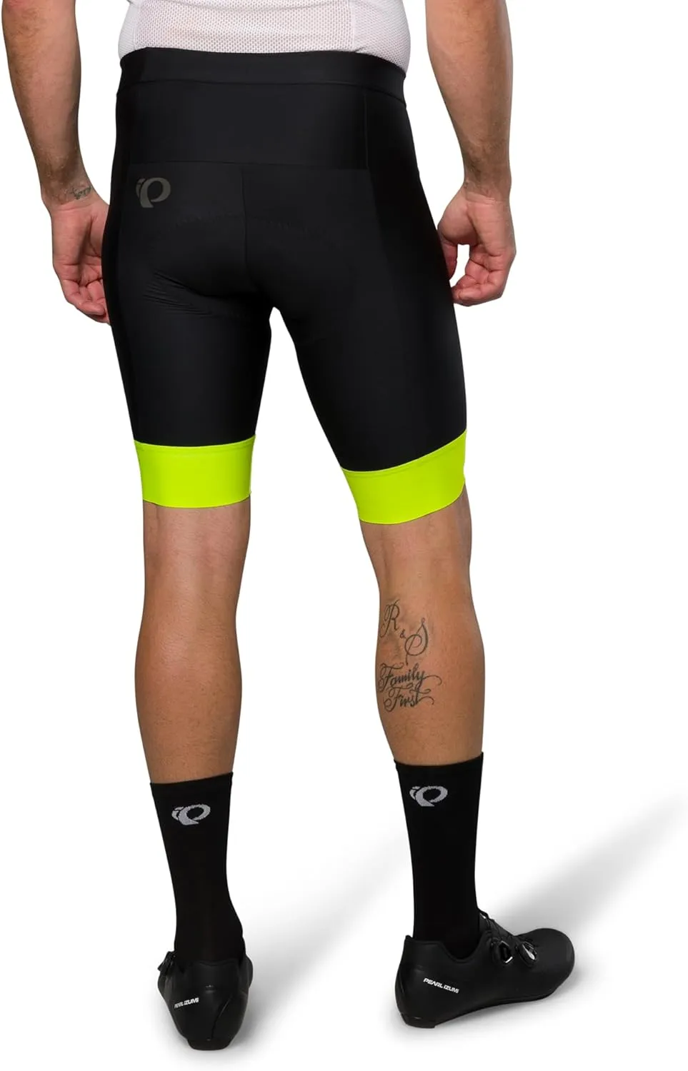 PEARL IZUMI Men's Biker Shorts Cycling Shorts 10.5" Attack Cycling Shorts, Breathable with Reflective Fabric.