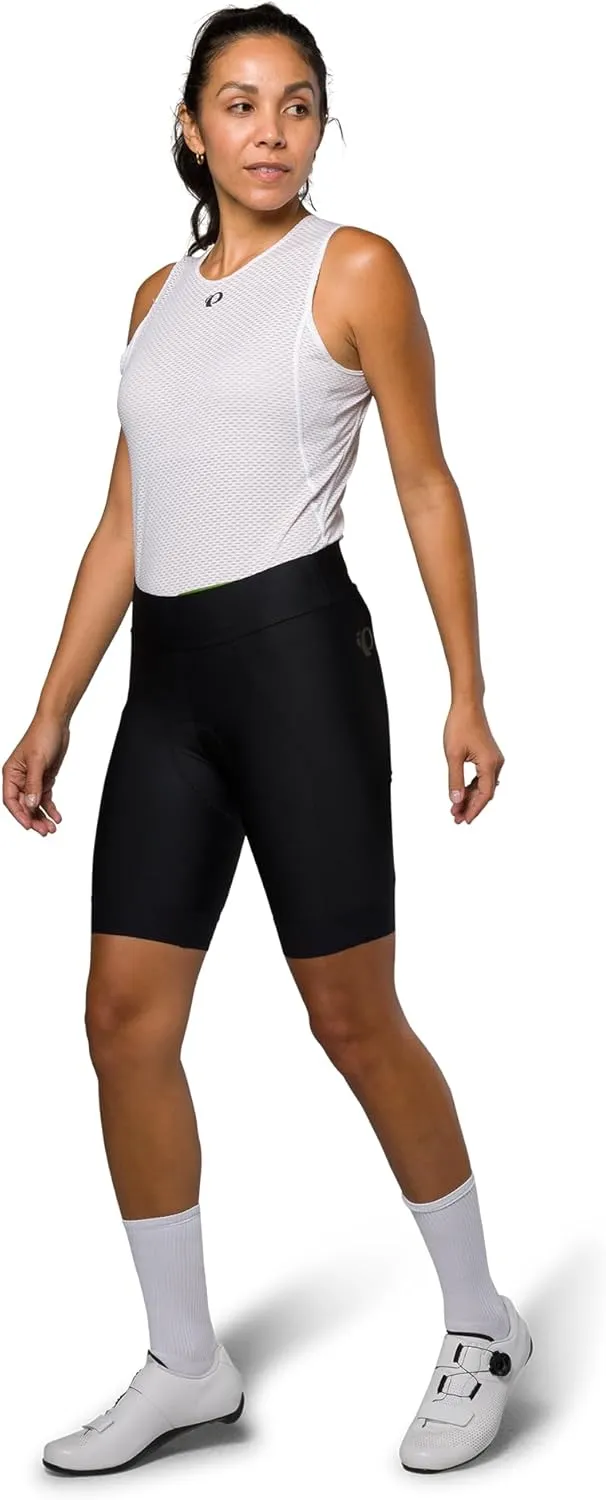 PEARL IZUMI Women's 8" Attack Cycling Shorts, Wide Waistband & Reflective Fabric