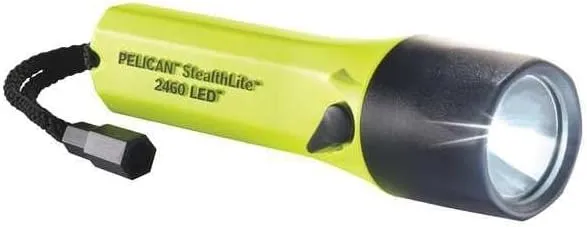 Pelican 2460 Industrial Handheld, LED, Yellow Lighting, Black