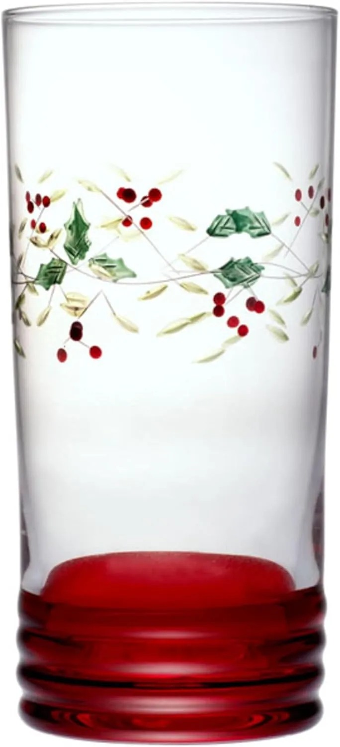 Pfaltzgraff Winterberry Cooler Glasses (20-Ounce, Set of 4)
