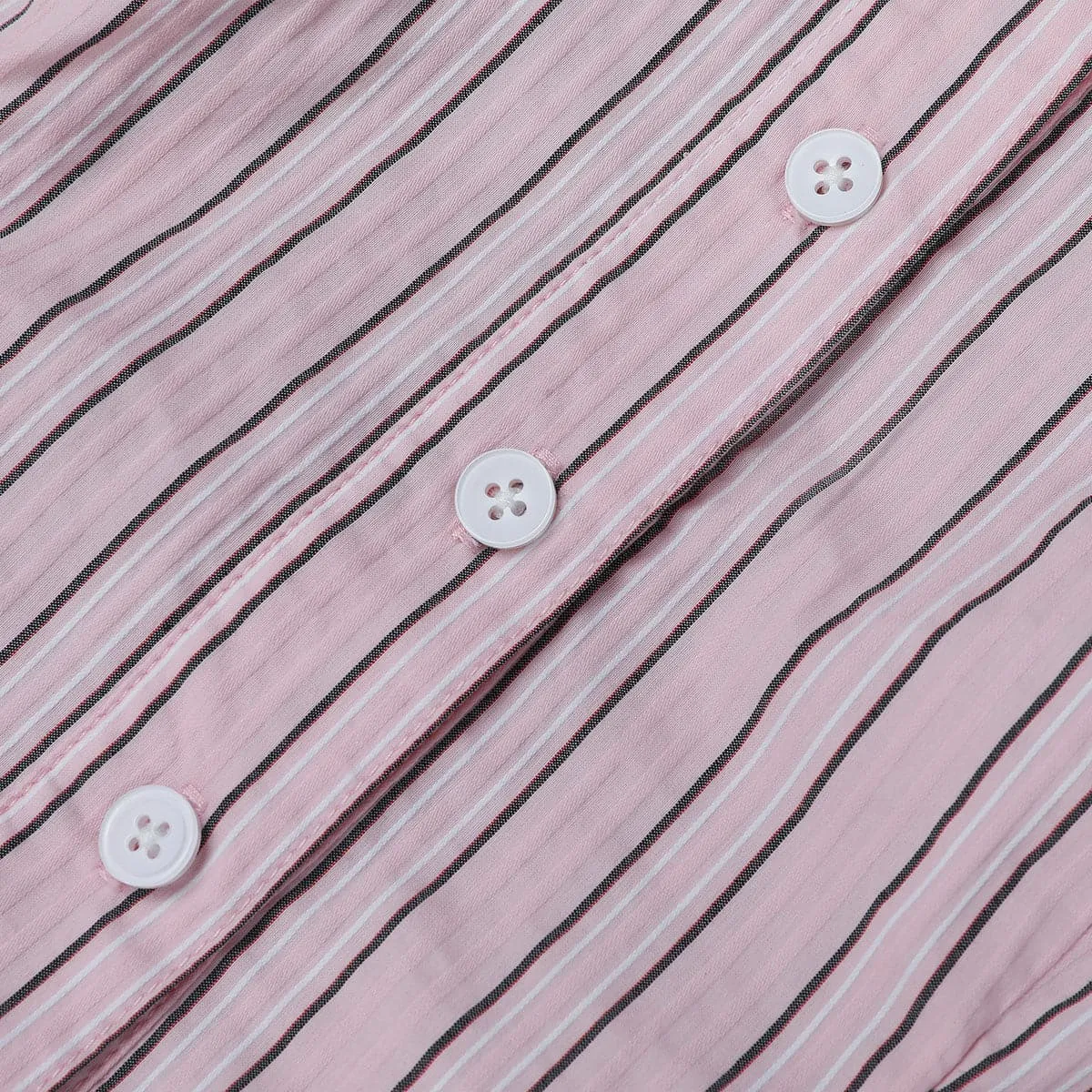 Pink Color Blocked Striped Vest