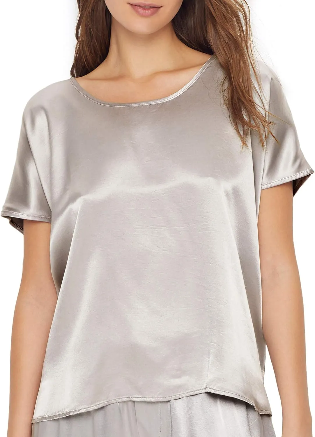 PJ Harlow Roxxy Satin Lounge Top