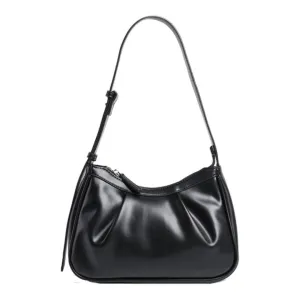 Pleated Cloud  Armpit Baguette Shoulder Bag