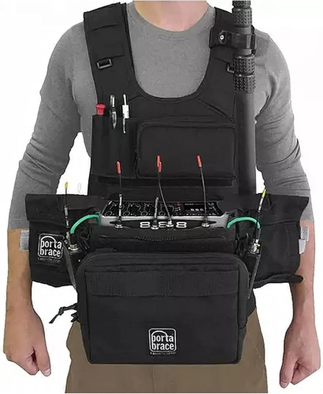 Porta Brace ATV-888 Audio Vest, Compatible with Sound Devices 888