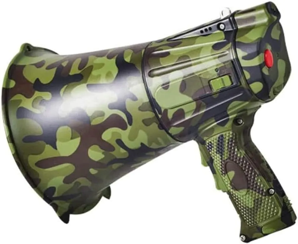 Portable Bullhorn Megaphones Led Lighting Portable Handheld Megaphone 30w Handheld Amplifier with Volume, Built-in Siren Bullhorn Speaker Lightweight Amplifiers