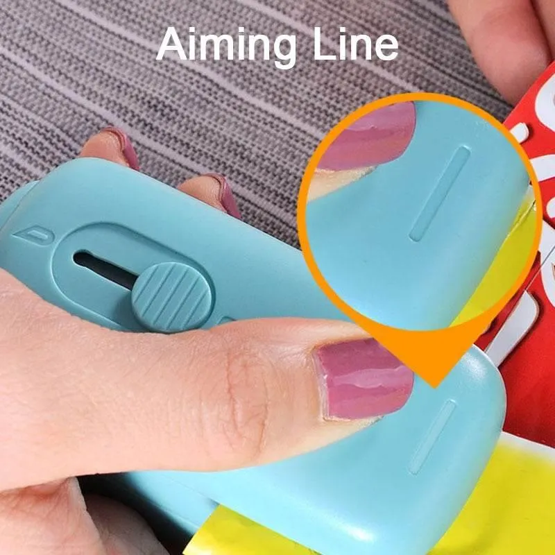 Portable Food Sealer - Mini Cutter for Storage