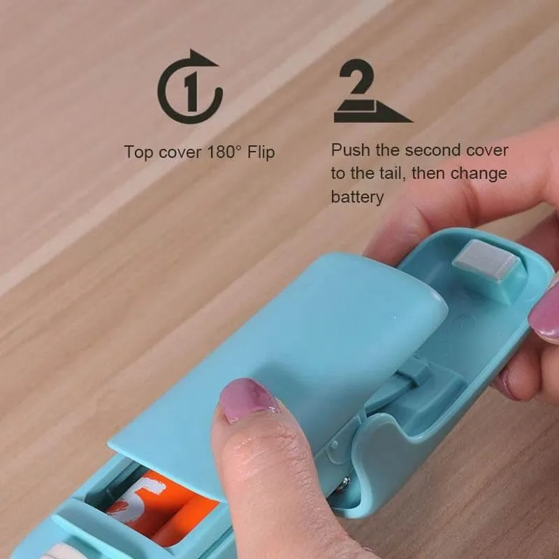 Portable Food Sealer - Mini Cutter for Storage