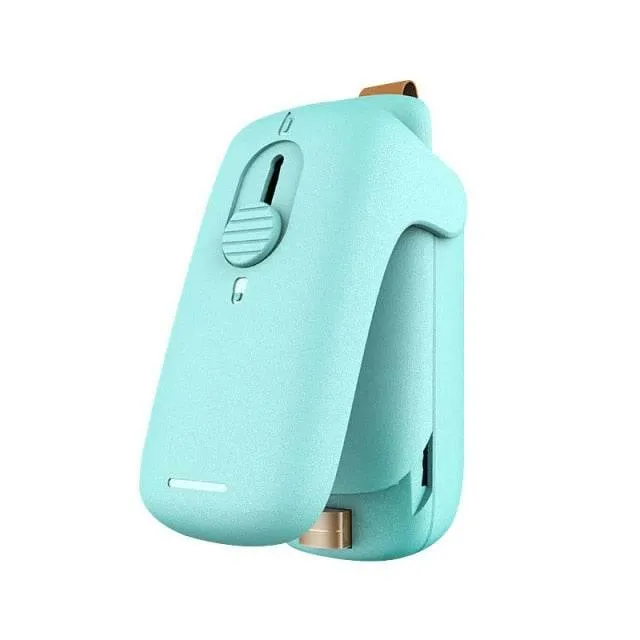 Portable Food Sealer - Mini Cutter for Storage