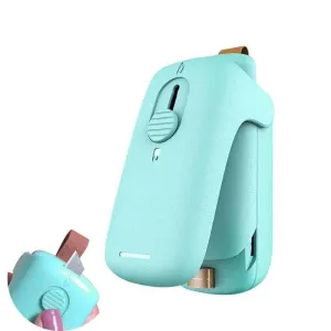 Portable Food Sealer - Mini Cutter for Storage