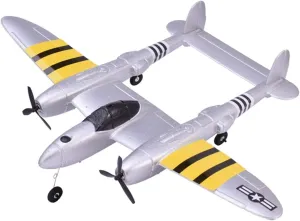 Portable Remote Control Aircraft, 2.4G Remote Control, EPP Crash-Resistant Power Aircraft Suitable for Adults, Streamlined Design with Landing Gear, 20 Minutes Flight Time, Silver