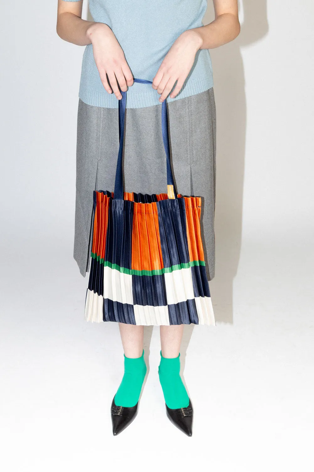 Positano Satin Pleated Bag